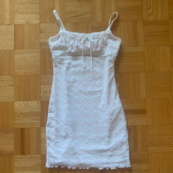 Garage Lacy Floral Mini Dress - Picture 1 of 2